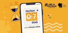 Faltam 7 dias: e-Título só pode ser baixado até a véspera da eleição (5/10)