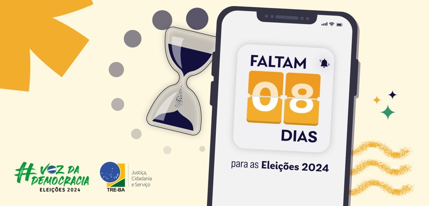 TRE-BA- faltam 8 dias:  conheça os recursos da urna eletrônica