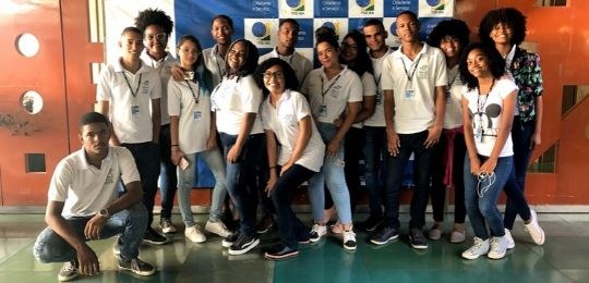 TRE-BA jovens participantes do Projeto Menor Cidadão 