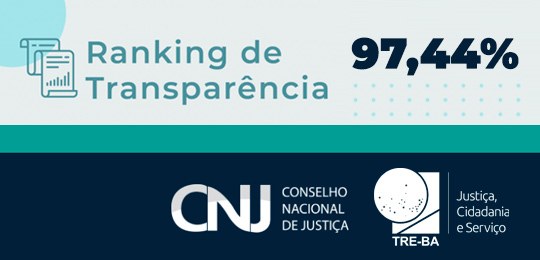 TRE-BA mantém destaque no Ranking da Transparência do Poder Judiciário